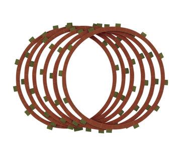 Alto Red Eagle Organic Clutch Friction Plate Set Fits: > 84-89 Bigtwin