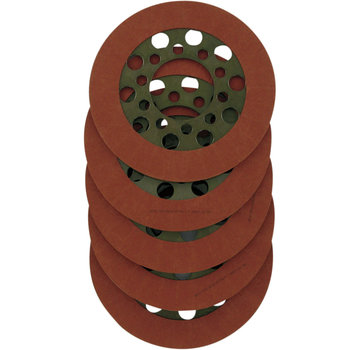 Alto Red Eagle Organic Clutch Friction Plate Set Fits: >68-E84 Bigtwin