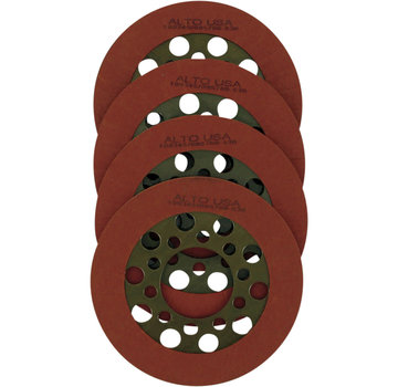 Alto Jeu de plaques de friction d'embrayage organique Red Eagle Compatible avec : > 41-67 Bigtwin