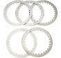 Steel Clutch Plate Set Fits: > L84-90 XL Sportster