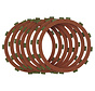 Red Eagle Organic Clutch Friction Plate Set Fits: > L84-90 XL Sportster