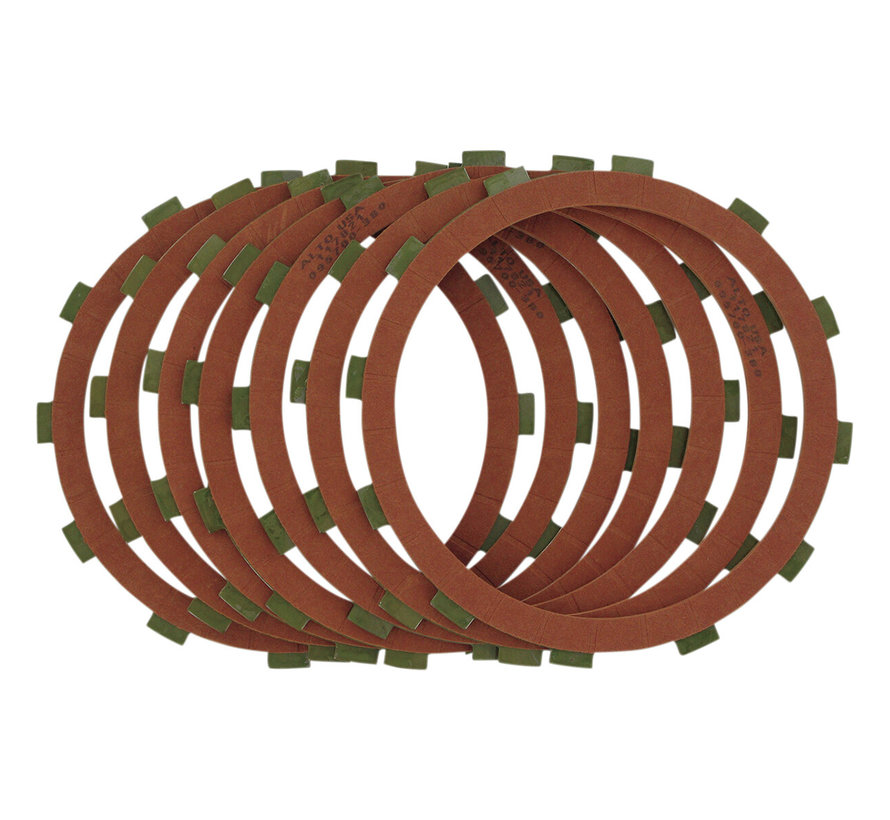 Red Eagle Organic Clutch Friction Plate Set Fits: > L84-90 XL Sportster