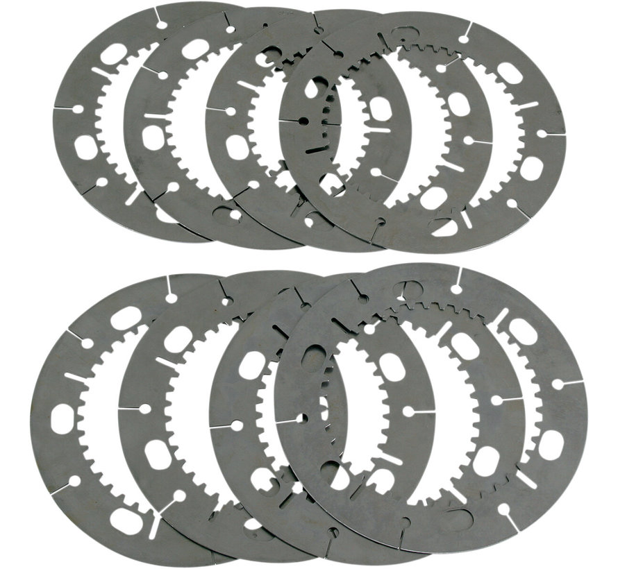 Steel Clutch Plate Set Fits: > 71-E84 XL Sportster