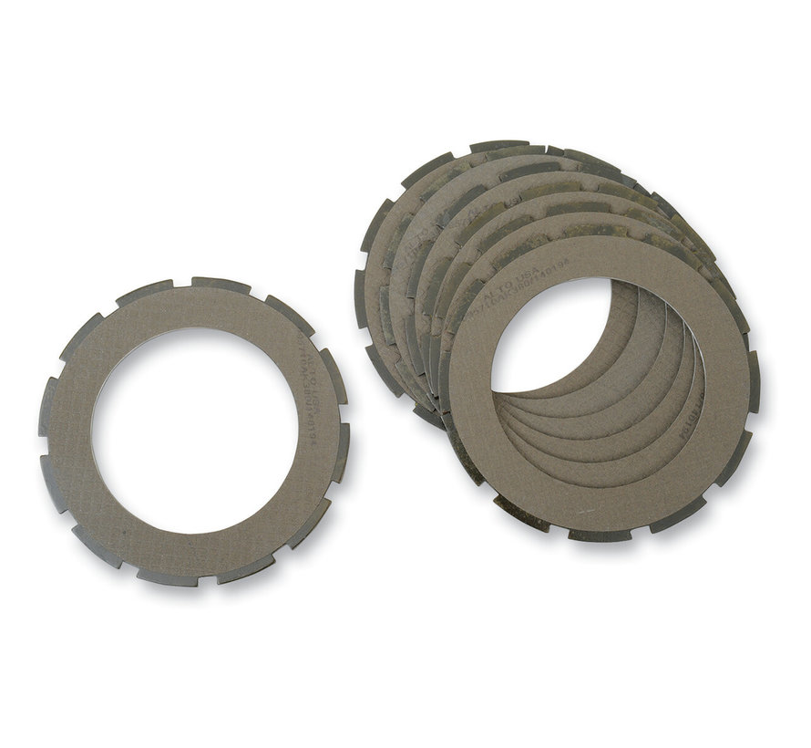 Aramid Clutch Friction Plate Set Fits: > 57-70 XL Sportster