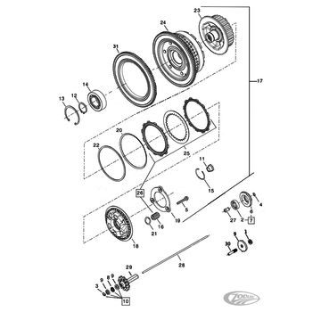 TC-Choppers Assist-And-Slip clutch parts