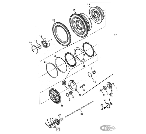 TC-Choppers Assist-And-Slip clutch parts