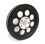 MCS Poulie de roue de style OEM 61T, courroie 1-1/2". Noir ou argent Compatible avec : > 84-99 Evo BT, 1999 Twin Cam