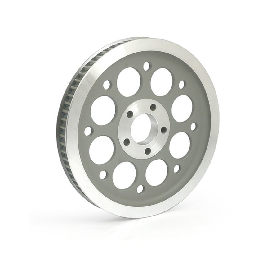 OEM style wheel pulley 70T 1-1/8" belt Black or Silver Fits: > 00-05 Dyna