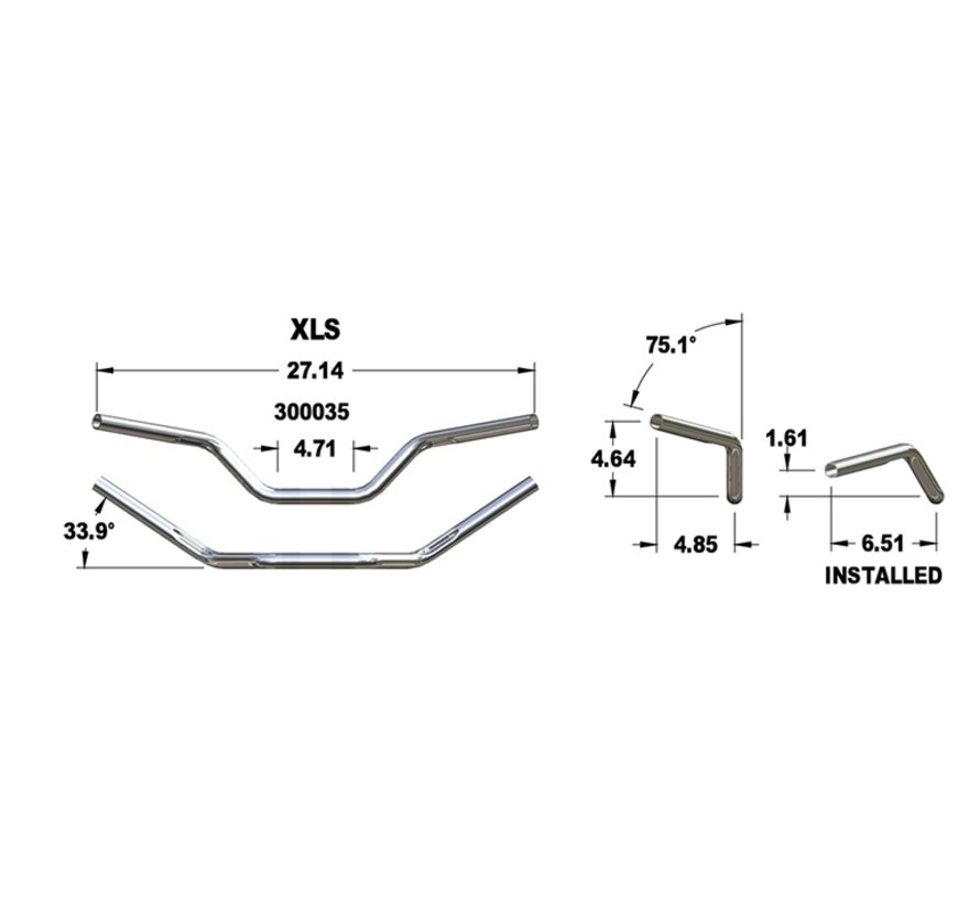 handlebars Chrome Sportster XL