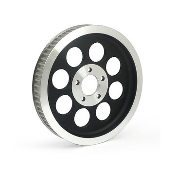MCS OEM style wheel pulley 70T, 1-1/2" belt. Black  Fits: > 00-03 FLT/Touring