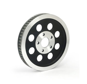 MCS OEM Style Radriemenscheibe 61T, 1-1/8" Riemen. Schwarz Passend für:> 91-99 XL Sportster