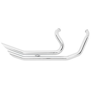 TC-Choppers Barriles dobles de escape de barrido ascendente Compatible con:> 1986-2005 FLST/ FXST Softail