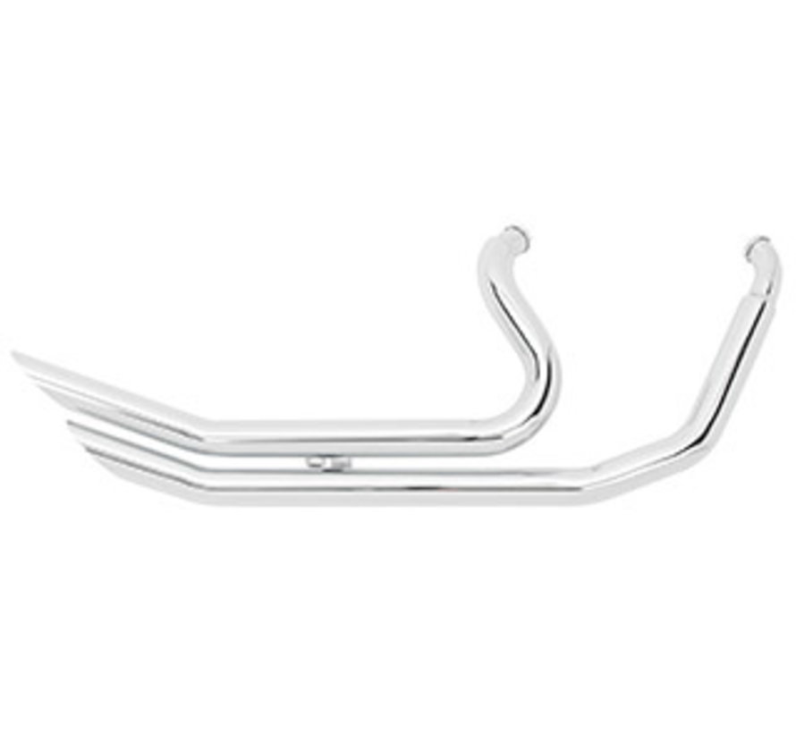 Barriles dobles de escape de barrido ascendente Compatible con:> 1986-2005 FLST/ FXST Softail