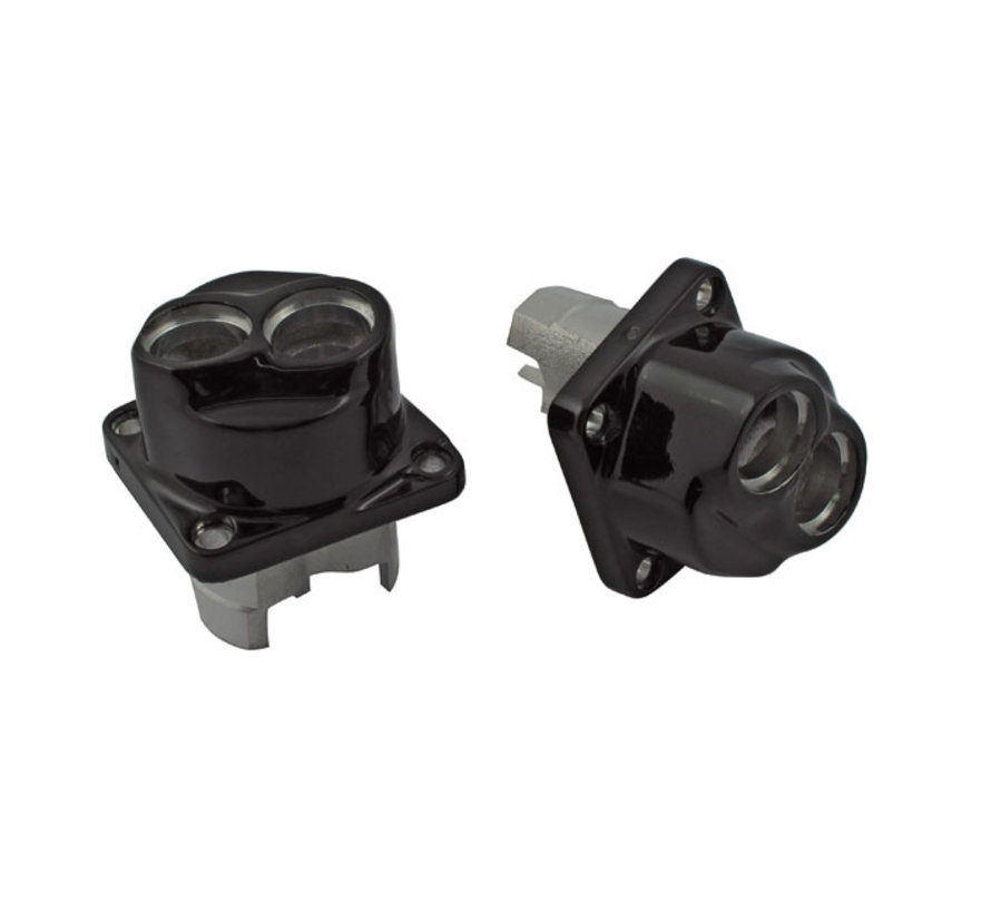 Blocs de levage noirs ou chromés Pour : > 84-99 Evo Bigtwin