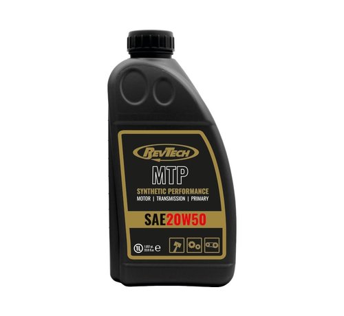 RevTech Synthetic Performance MTP Motorcycle Engine Oil SAE 20W50 1 or 4 Liter