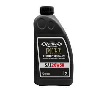 RevTech Aceite puro para motor de motocicleta Ultimate Performance SAE 20W50