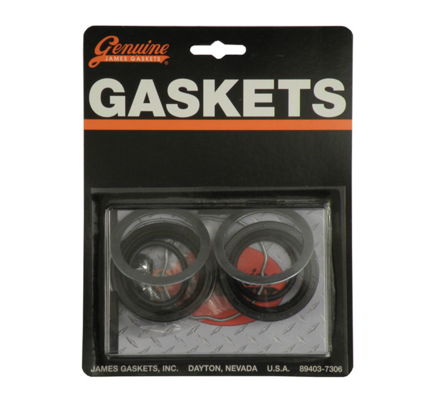 James, fork seal rebuild kit. 41mm fork tubes Fits > L7784 FL; 8083