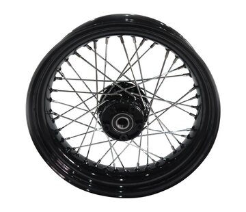 TC-Choppers OEM Style 40-Spoke Wheels Black 16" 3,00" Front Fits:> 2000-2006 Softail models