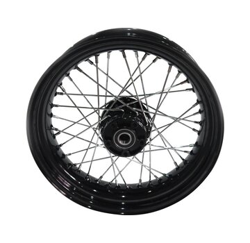 TC-Choppers OEM Style 40-Spoke Wheels Black 16" 3,00" Front Fits:> 2000-2006 Softail models