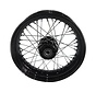 OEM Style 40-Spoke Wheels Black 16" 3 00" Front Fits:> 2000-2006 Softail models