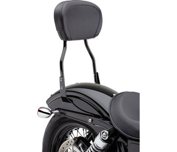 Cobra sissy bar rond court 14 pouces, Black - Softail