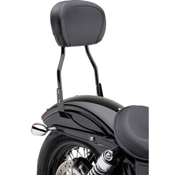 Cobra sissy bar rond court 14 pouces, Black - Softail