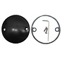 Couvre-point chromé noir ou Wrinkle noir bombé Convient à :> Bigtwin 70-99 et 71-21 XL Sportster