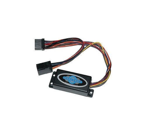Badlands Módulo iluminador de marcha freno y señal de giro Compatible con: > 96-10 Softail (incl FXSTD); 97-13 FL; 97-11 Dina; 99-03XL