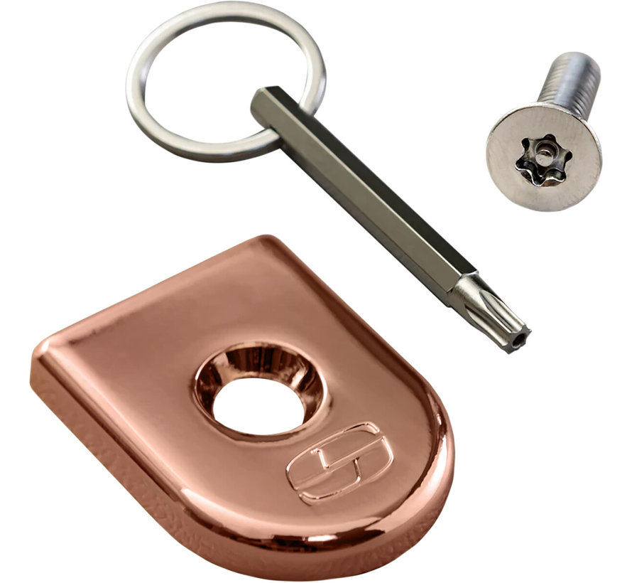 seat screw security Black Chrome Gold or Rose Gold