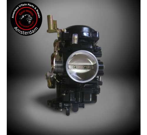 TC-Choppers Carburador CV 40mm negro Compatible con: > 90-06 Bigtwin y 88-06 XL Sportster