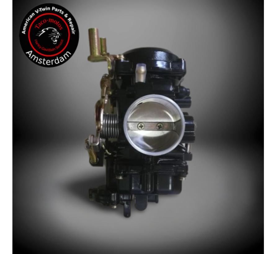 Carburador CV 40mm negro Compatible con: > 90-06 Bigtwin y 88-06 XL Sportster