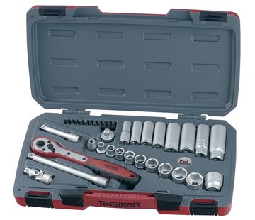 Teng Tools 3/8"-Antrieb AF-Steckschlüsselsatz – USA-Größe