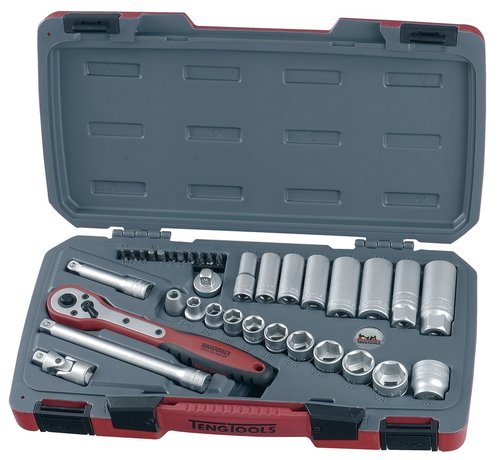 Teng Tools 3/8"-Antrieb AF-Steckschlüsselsatz – USA-Größe