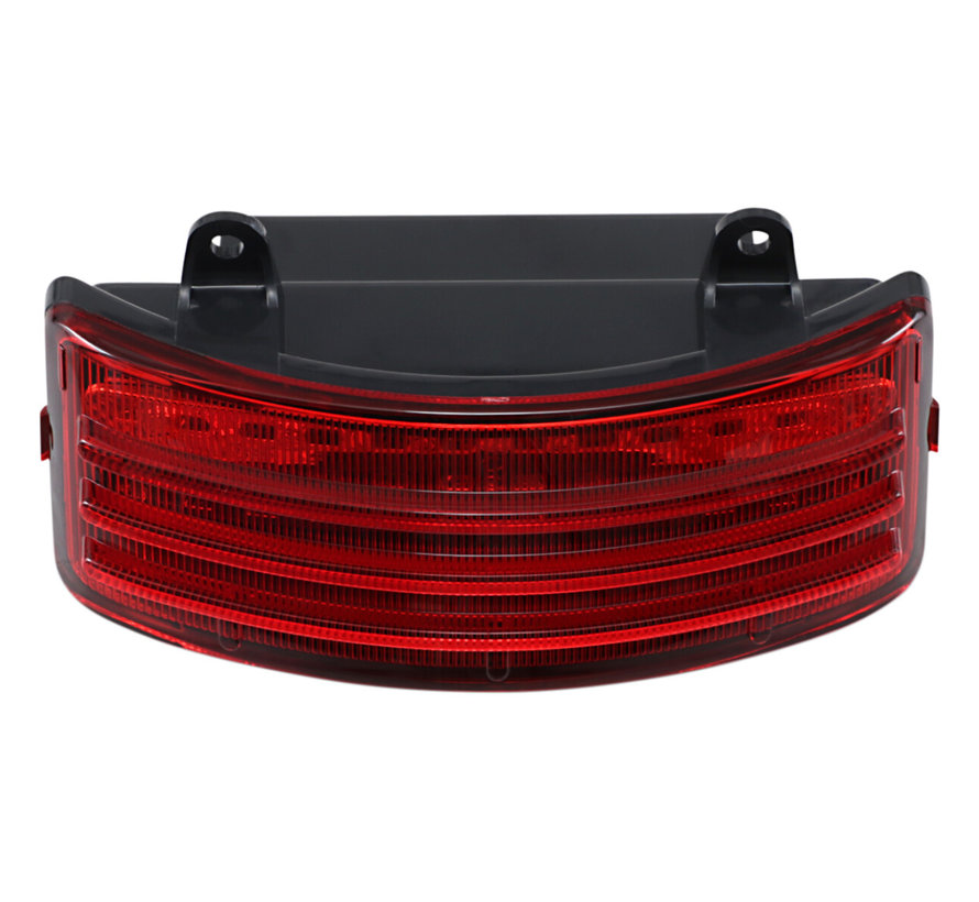 Dual-Intensity LED TriBar-achterlicht rood of rook: Past op:> 10-21 FLHX/ FLHXS/ FLTRX/ FLTRXS/ FLHRS alleen Canadese modellen