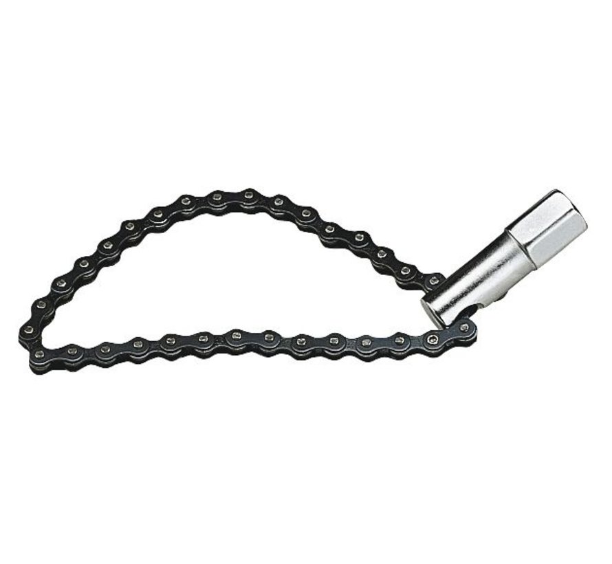 chain style oil filter removal tool