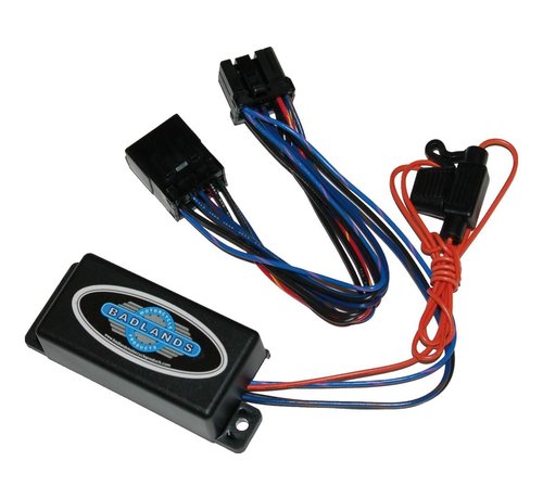 Badlands load equalizer voor led richtingaanwijzers Past op: > 11-17 Softail 12-17 Dyna 12-16 FLD