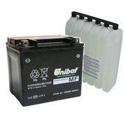 Unibat Sans entretien Série CIX30L-BS Batterie AGM, 385 A, 30,0 Ah Compatible avec> 97-22 Touring, 09-22 Trike