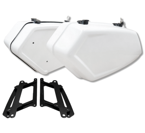 Tommy & Sons Inception bolt-on saddlebags Dyna and M8  Fits:> 2006-2017 Dyna and all 2018-2022 Softail