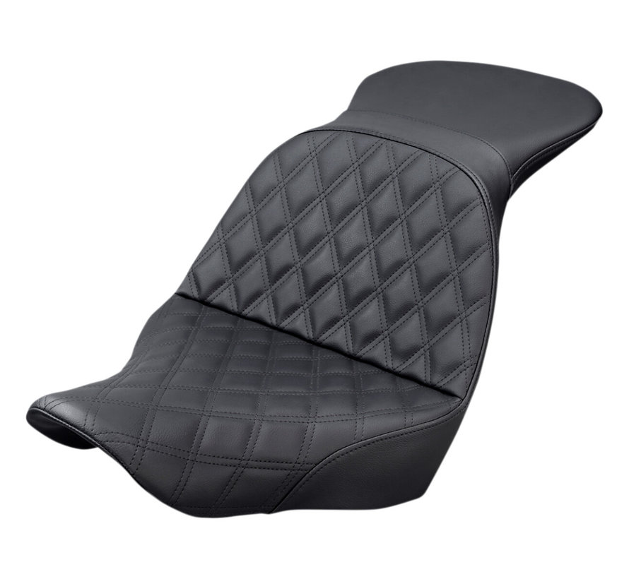 Selle de tourisme Explorer LS à deux places Compatible avec :> Softail 18-22