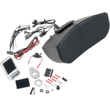 Hogtunes audio Speaker system for Memphis Shades Batwing Fairing