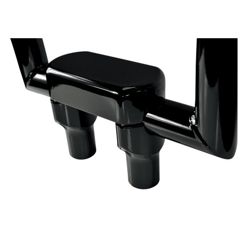 Drag Specialities Riser & Top Clamp Kit Zone calme 1 5 pouces 76 2 mm (3") en noir ou chrome Compatible avec : > guidons 1 5"