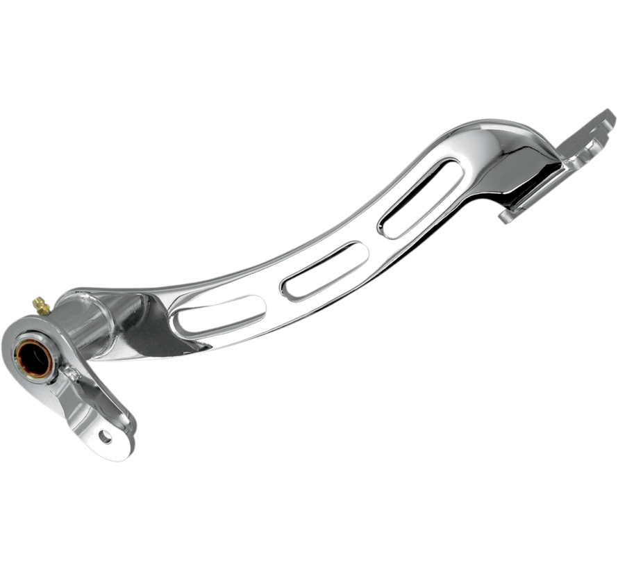 Slotted extended brake pedal. Fits > 0813 FLHT/FLHR/FLHX/FLTR Taco