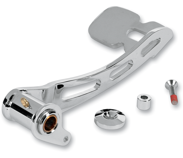 Kuryakyn extended brake pedal chrome  Slotted 99-07FLHT/FLHR/FLHX/FLTR and 00-10 FLST models