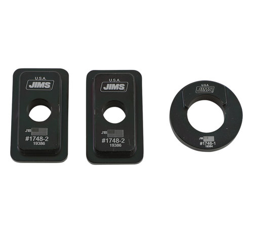 Jims Lockdown Axle Kit Fits:> 80-98 FLHT/FLHR/ FLTR 82-94 FXR