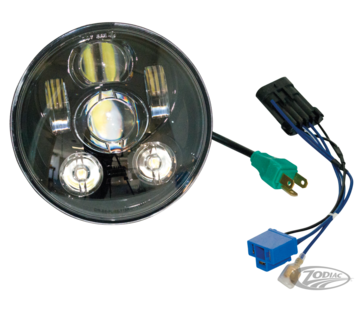 TC-Choppers Night Owl LED Headlight unit - 5 3/4", E-Approved