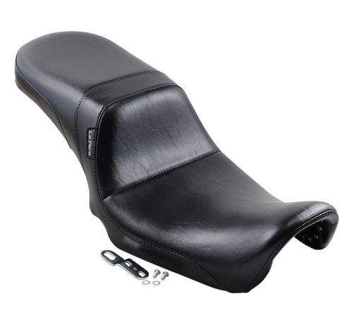 Le Pera seat Daytona Full Length 2-up Smooth 06-17 FLD/FXD Dyna