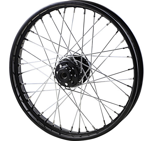 TC-Choppers Rueda con cordones 19X2 5 Compatible con: 00-03 FXD 00-05 XL Sportster