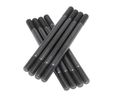 Kibblewhite Cilindro Espárragos Negro Compatible con:> 85-94 FX, 91-98 Dyna, 84-99 Softail, 86-98 Touring