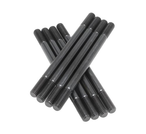 Kibblewhite Cylinder Studs Black Fits:> 85-94 FX 91-98 Dyna 84-99 Softail 86-98 Touring