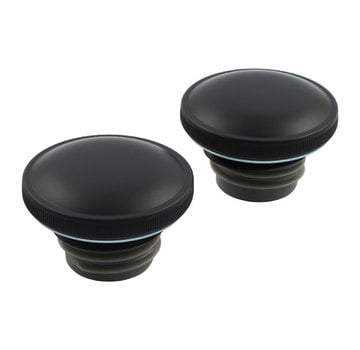 MCS Gas cap set, screw-in matte black or chrome